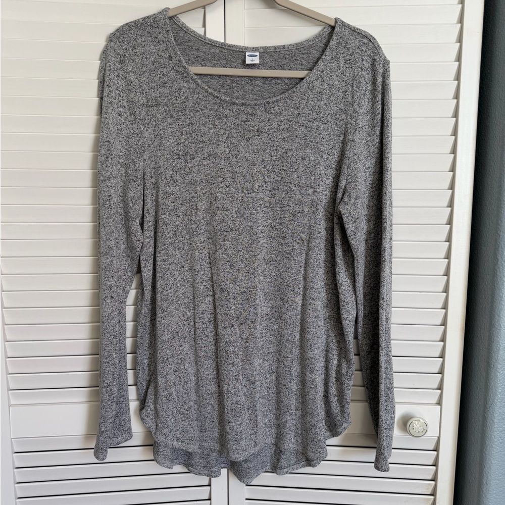 Old Navy Heathered Gray long sweater